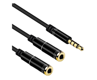 MOZOS TSX-1005 adapter audio mini jack 4pin 3.5mm - 1240055 - zdjęcie 2